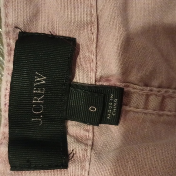 J. Crew Dusty Pink Cut Off Bermuda Shorts A8 - Picture 4 of 6
